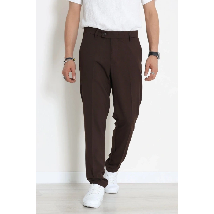 Regular Fit Erkek Kumaş Pantolon Kahve - 42589.2091.