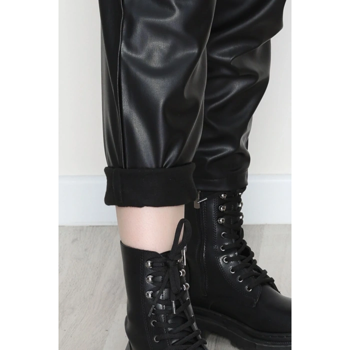 Şalvar Deri Pantolon Siyah - 51209.1779.