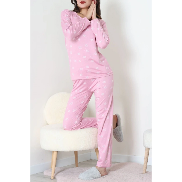 Sandy Alt Üst Aynı Pijama Takımı Açıkpembe - 52166.1048.