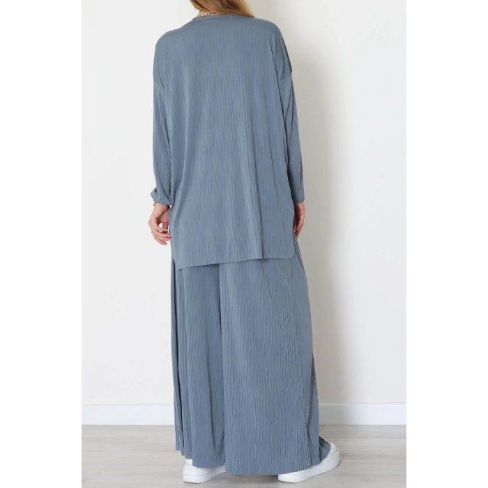 Sandy Crash Kumaş İkili Takım Gri - 42667.1949.