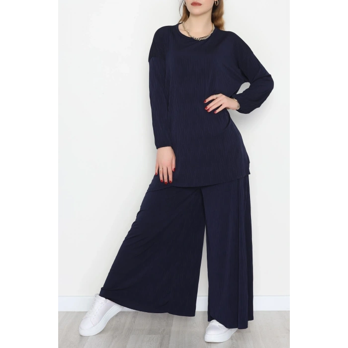 Sandy Crash Kumaş İkili Takım Lacivert - 42667.1949.