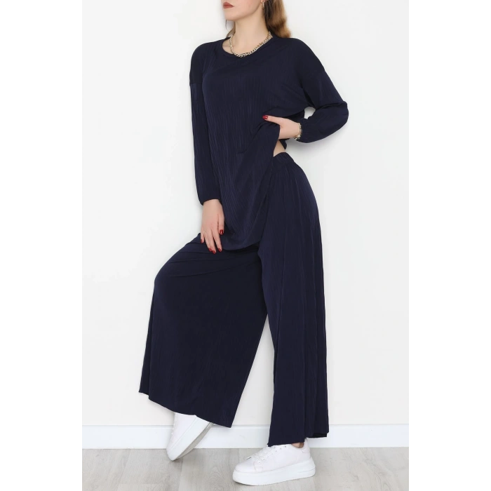 Sandy Crash Kumaş İkili Takım Lacivert - 42667.1949.