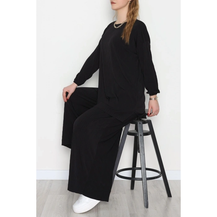 Sandy Crash Kumaş İkili Takım Siyah - 42667.1949.