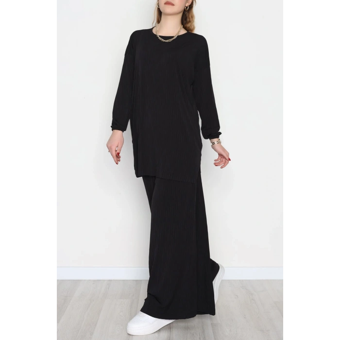 Sandy Crash Kumaş İkili Takım Siyah - 42667.1949.