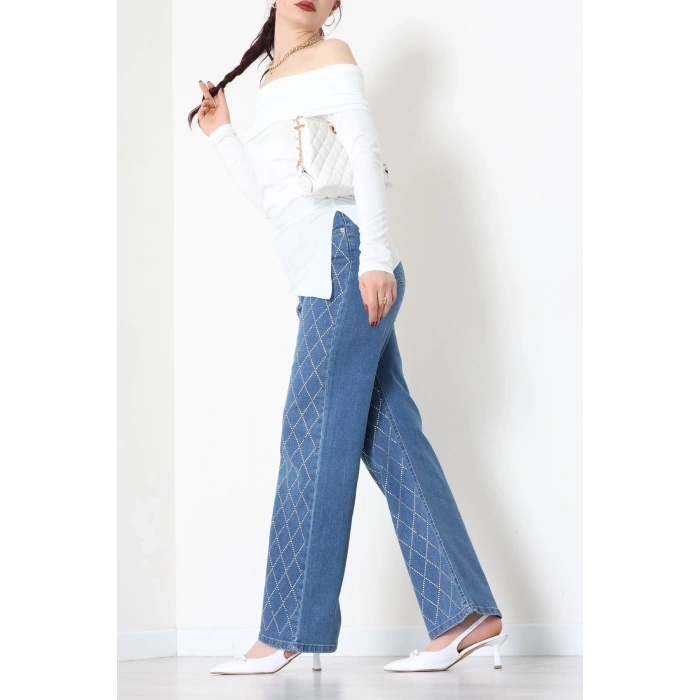 Sandy Madonna Yaka Bluz Ekru - 42804.1949.