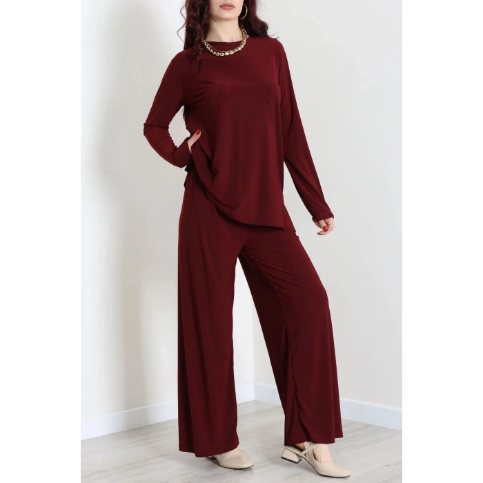 Sandy Salaş İkili Takım Bordo - 55148.2111.