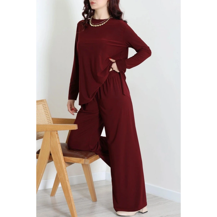 Sandy Salaş İkili Takım Bordo - 55148.2111.