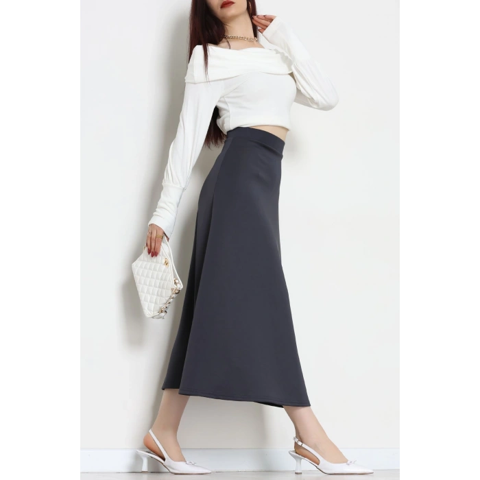 Scuba Kumaş Çan Etek Antrasit - 51231.1567.