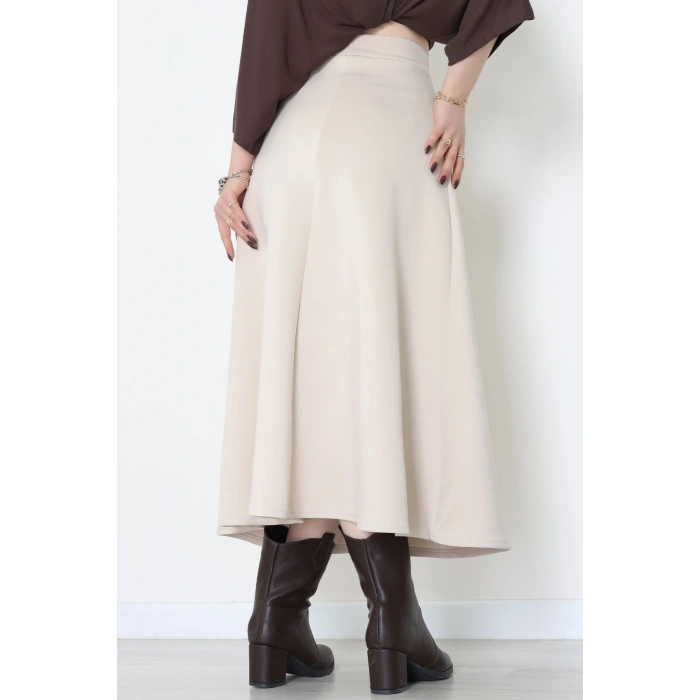 Scuba Kumaş Çan Etek Ekru - 51231.1567.