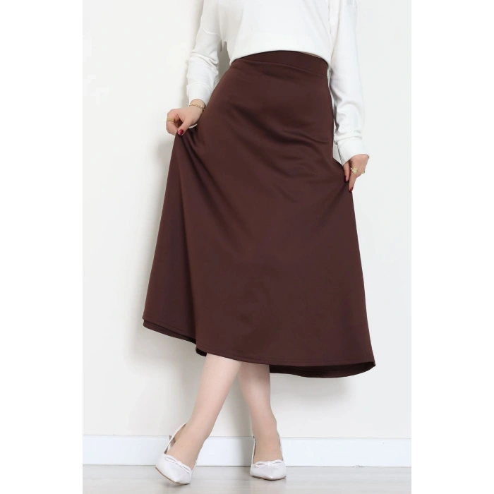 Scuba Kumaş Çan Etek Kahve - 51231.1567.