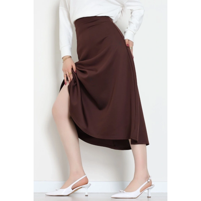 Scuba Kumaş Çan Etek Kahve - 51231.1567.