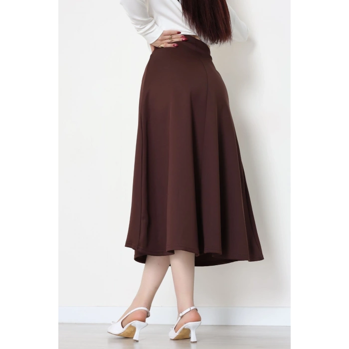 Scuba Kumaş Çan Etek Kahve - 51231.1567.