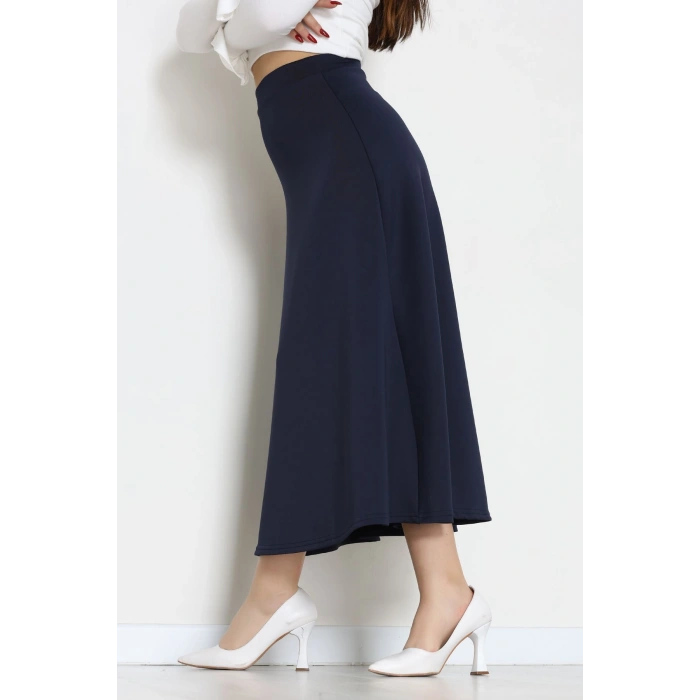 Scuba Kumaş Çan Etek Lacivert - 51231.1567.