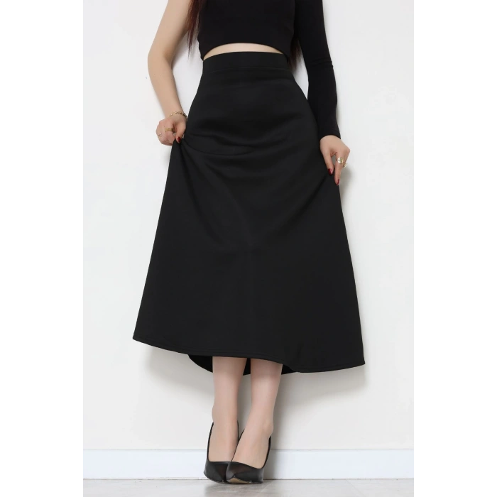 Scuba Kumaş Çan Etek Siyah - 51231.1567.