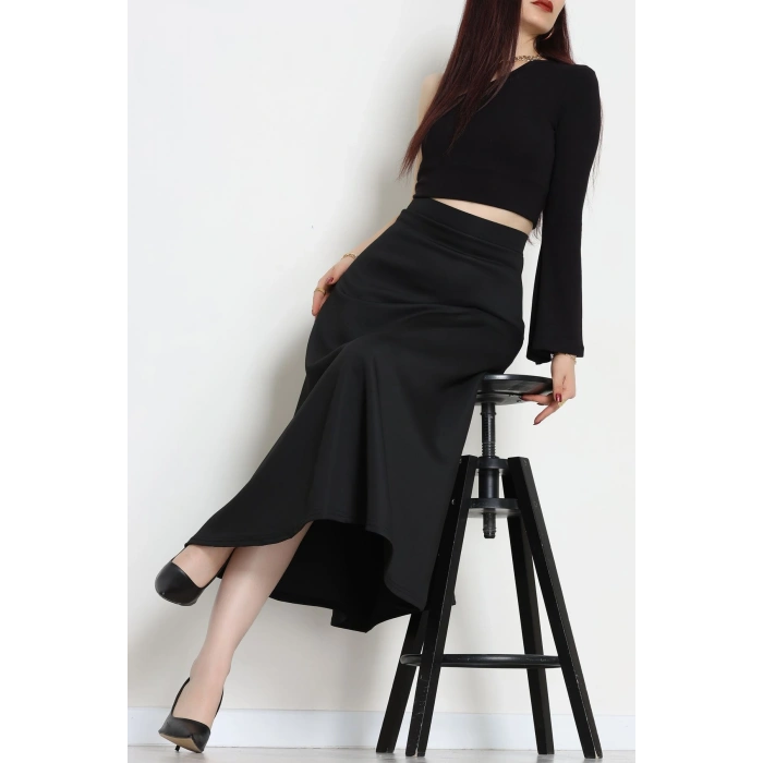 Scuba Kumaş Çan Etek Siyah - 51231.1567.