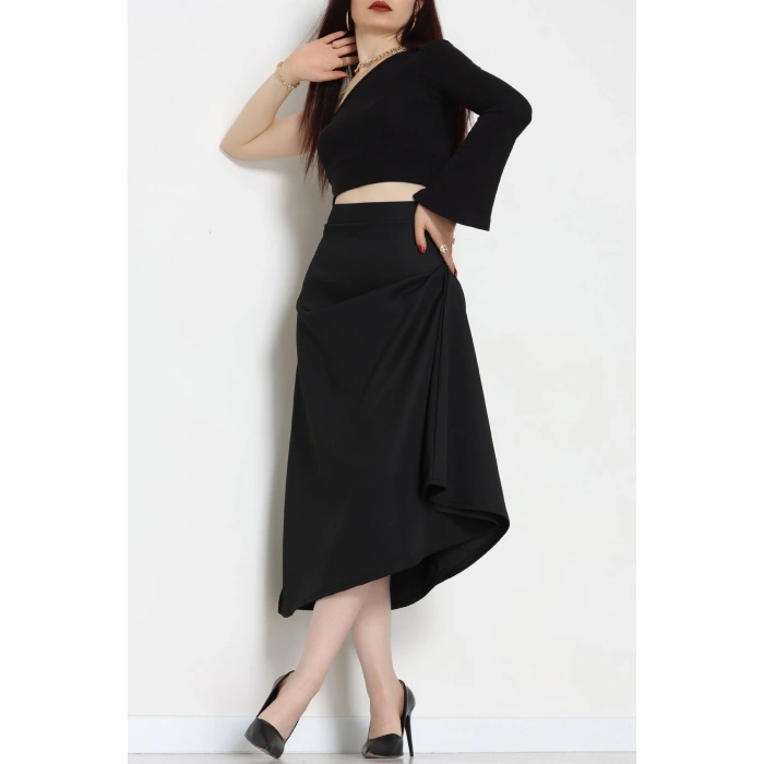 Scuba Kumaş Çan Etek Siyah - 51231.1567.