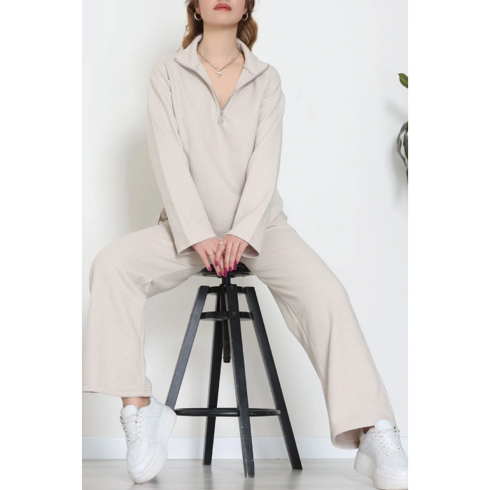 Selanik Fermuar Yaka Takım Taş - 55001.1567.