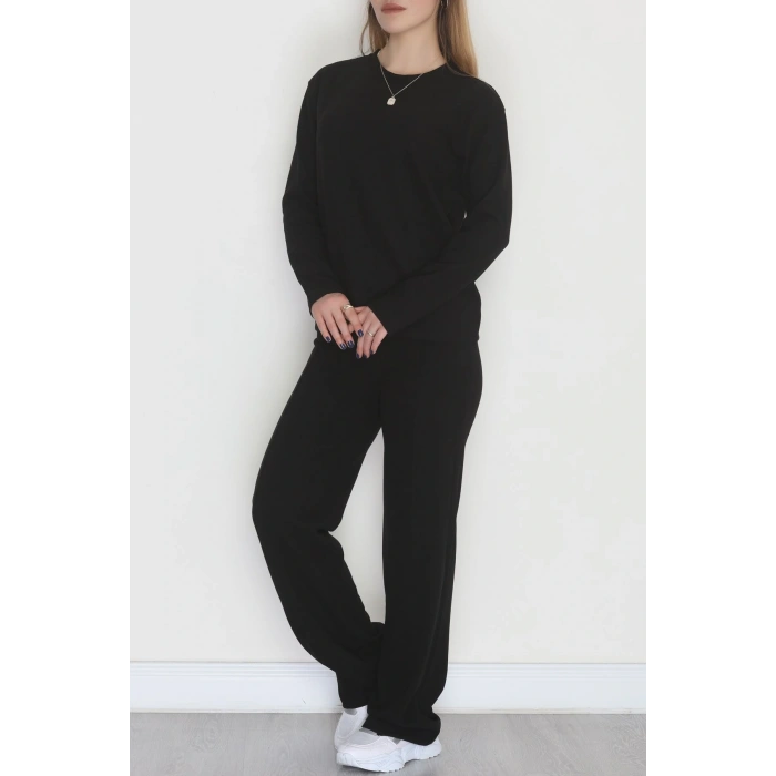 Selanik Kumaş İkili Takım Siyah - 42672.1247.