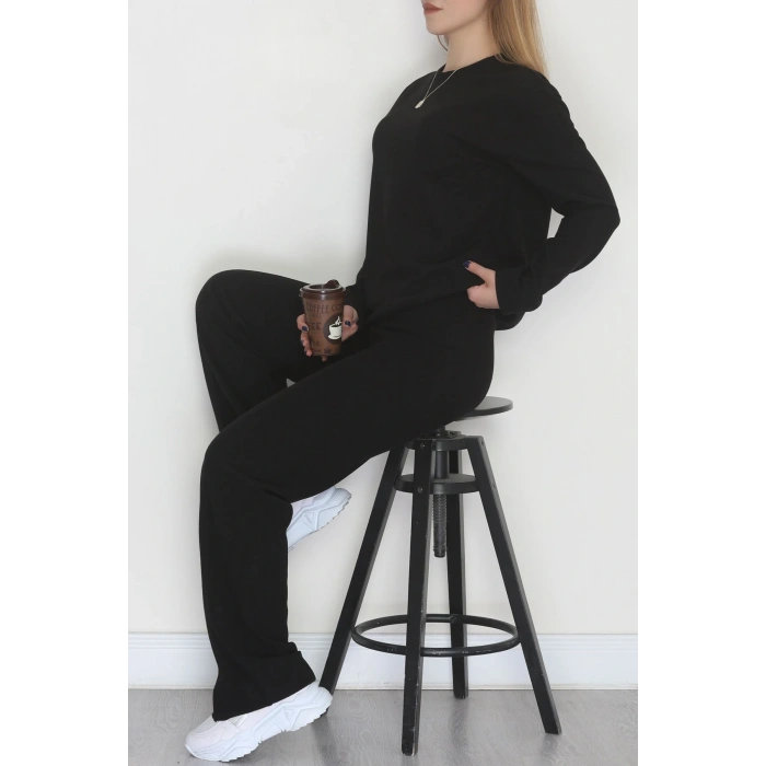 Selanik Kumaş İkili Takım Siyah - 42672.1247.