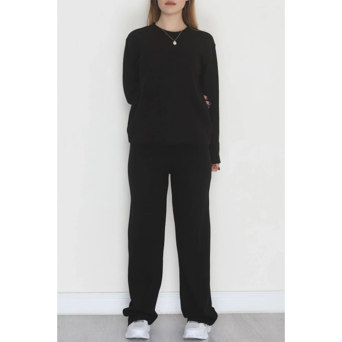 Selanik Kumaş İkili Takım Siyah - 42672.1247.