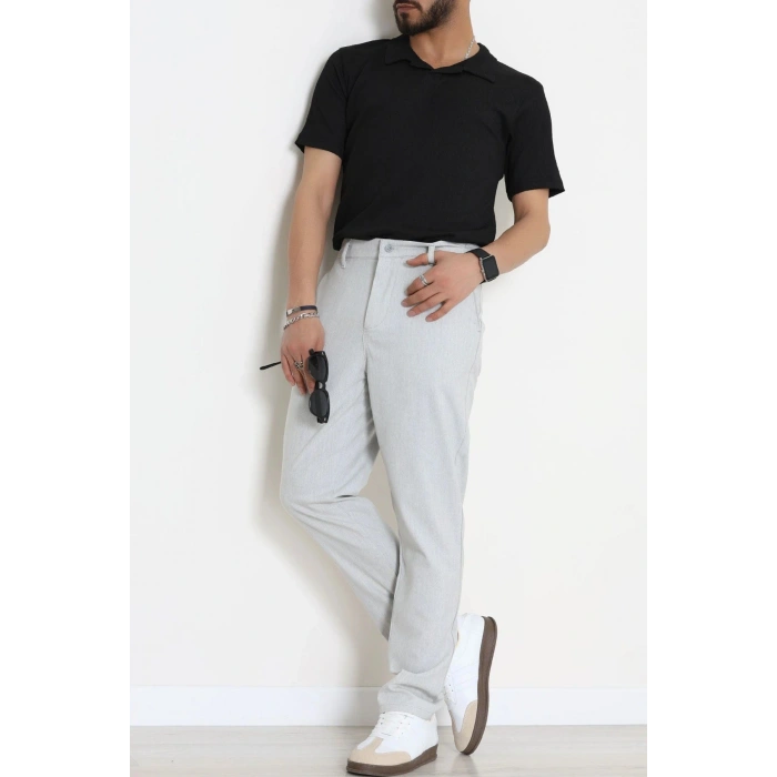 Regular Fit Erkek Kumaş Pantolon Gri - 70936.2061.