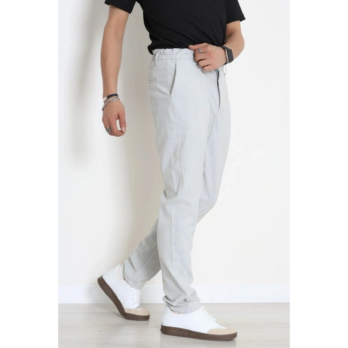Regular Fit Erkek Kumaş Pantolon Gri - 70936.2061.