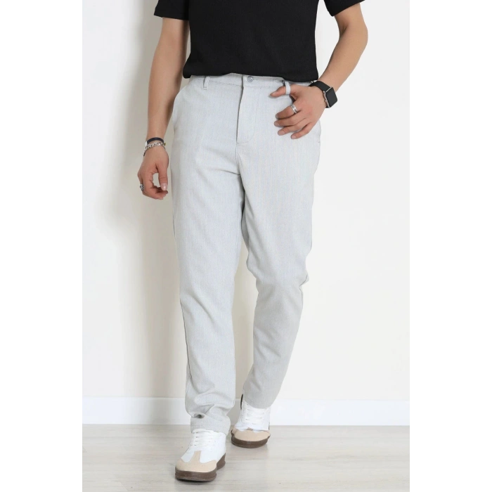 Regular Fit Erkek Kumaş Pantolon Gri - 70936.2061.