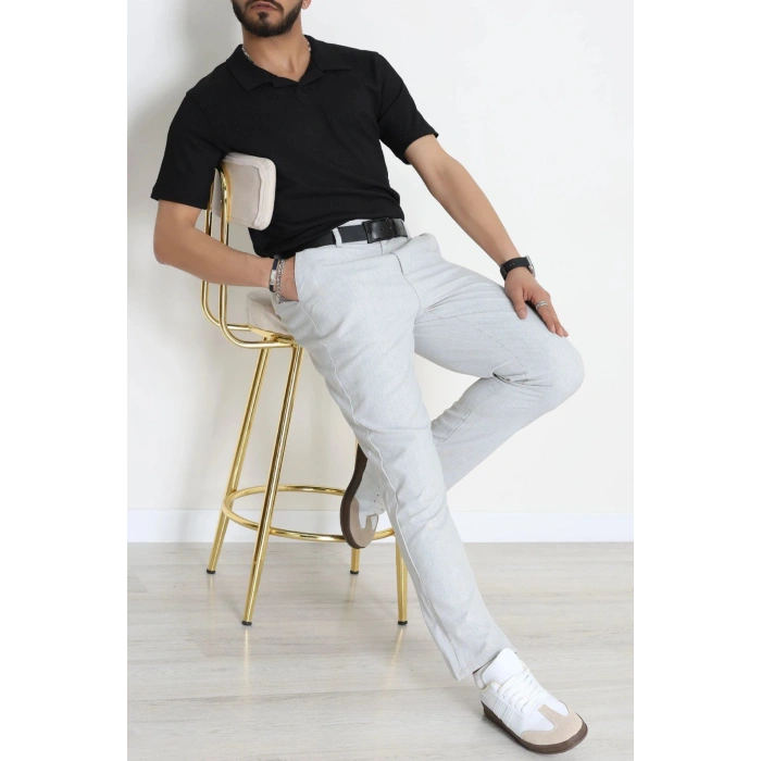Regular Fit Erkek Kumaş Pantolon Gri - 70936.2061.