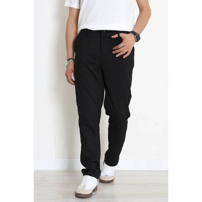 Regular Fit Erkek Kumaş Pantolon Siyah - 70936.2061.