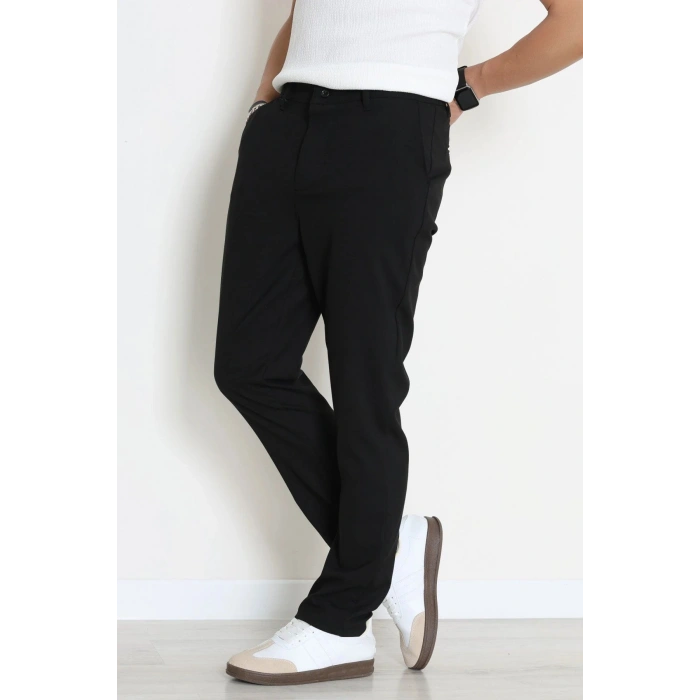 Regular Fit Erkek Kumaş Pantolon Siyah - 70936.2061.