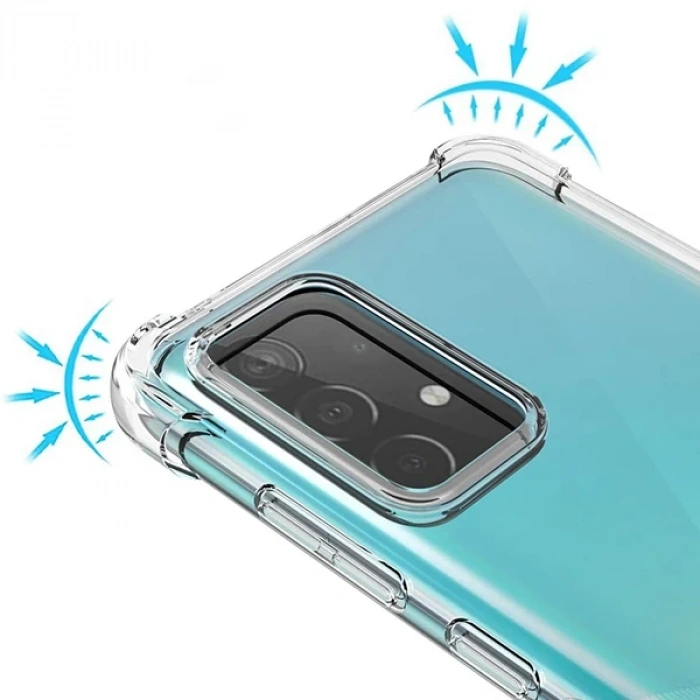 SM Galaxy A52 (A525F) Anti-Drop Shockproof Darbe Emici Silikon Kılıf-(1903)