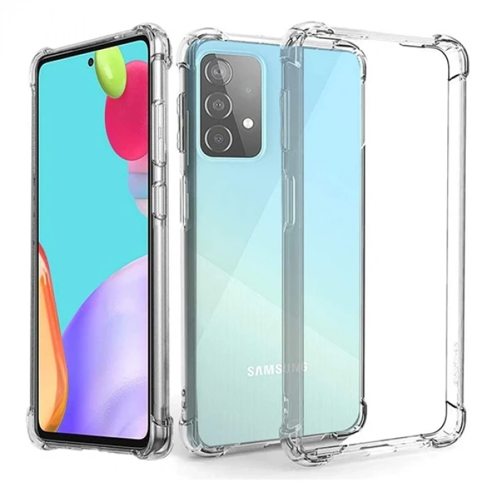 SM Galaxy A52 (A525F) Anti-Drop Shockproof Darbe Emici Silikon Kılıf-(1903)