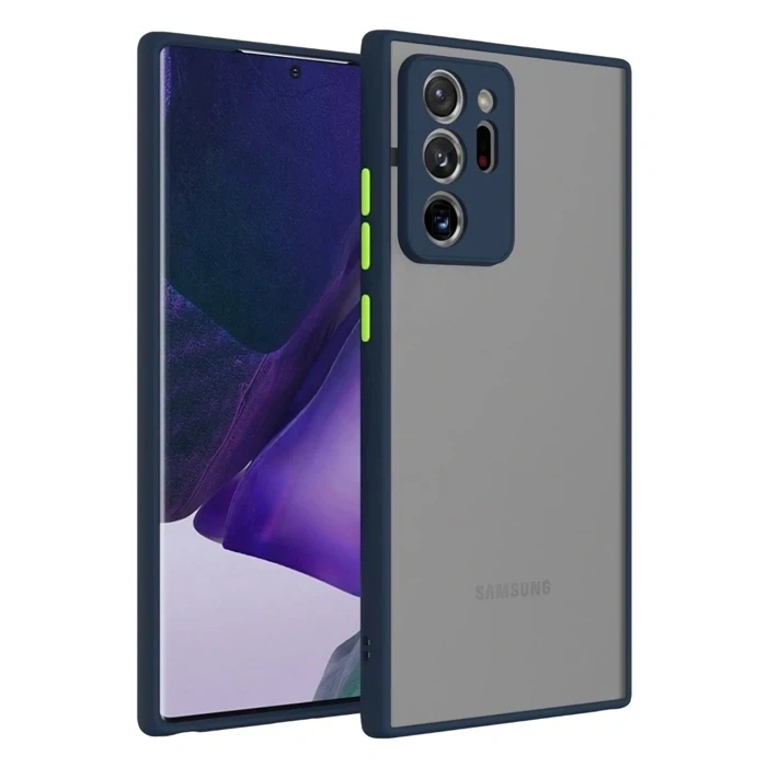 SM Galaxy Note 20 Ultra - Note 20 Plus Kamera Korumalı Silikon Kılıf-(1903)