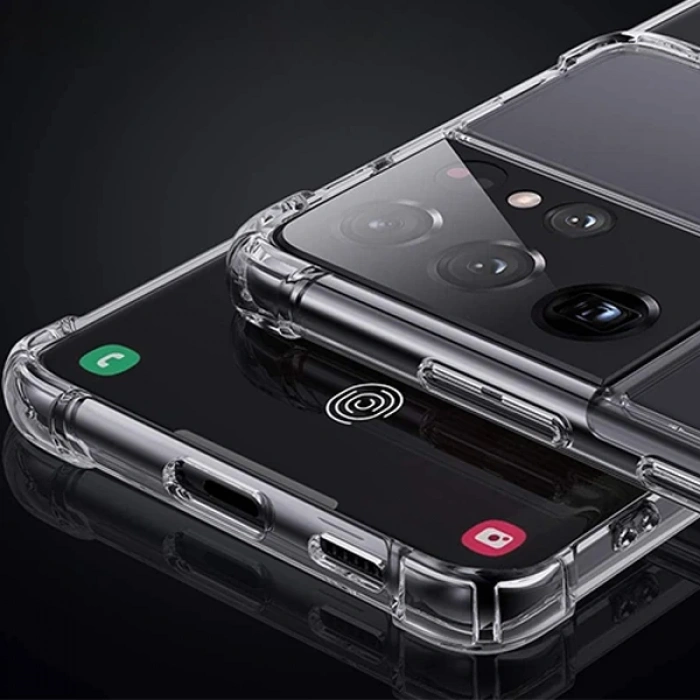 SM Galaxy S21 Ultra - S30 Ultra Shockproof Darbe Emici Silikon Kılıf-(1903)