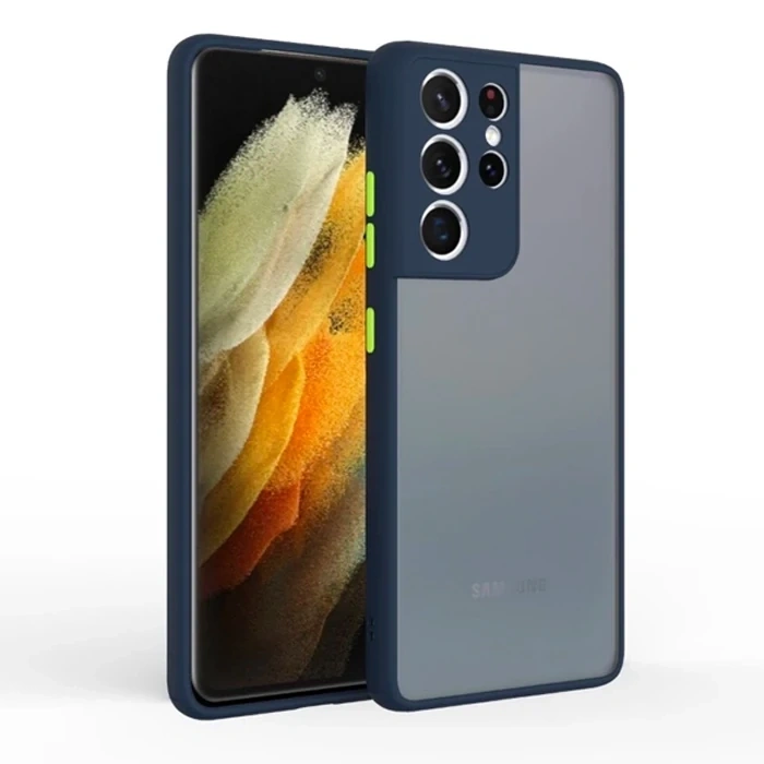 SM Galaxy S21 Ultra Ultra Kamera Korumalı Premium Silikon Kılıf-(1903)