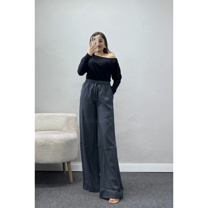 Soft Touch Dokuma Modal Pantolon Antrasit - 30810.1837.