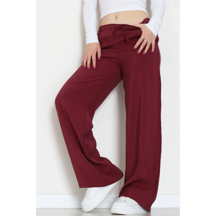 Soft Touch Dokuma Modal Pantolon Bordo - 30810.1837.