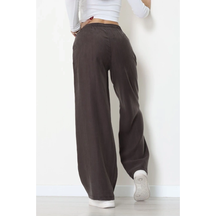 Soft Touch Dokuma Modal Pantolon Kahve - 30810.1837.