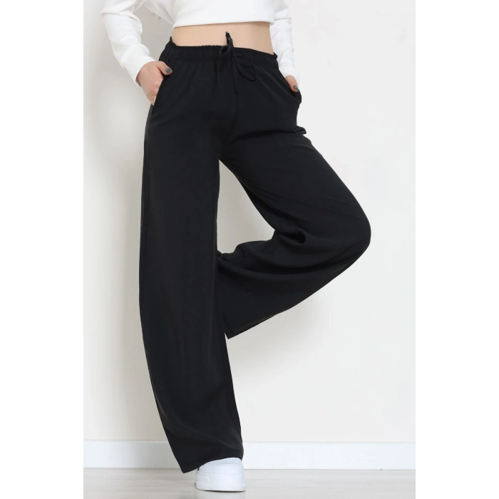 Soft Touch Dokuma Modal Pantolon Siyah - 30810.1837.