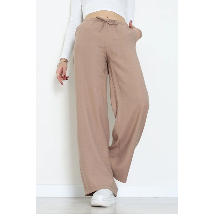 Soft Touch Dokuma Modal Pantolon Sütlükahve - 30810.1837.