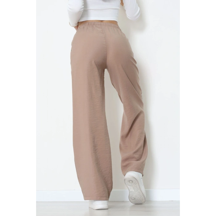 Soft Touch Dokuma Modal Pantolon Sütlükahve - 30810.1837.