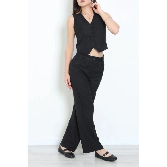 Sofya Keten İkili Takım Siyah - 80871.308.