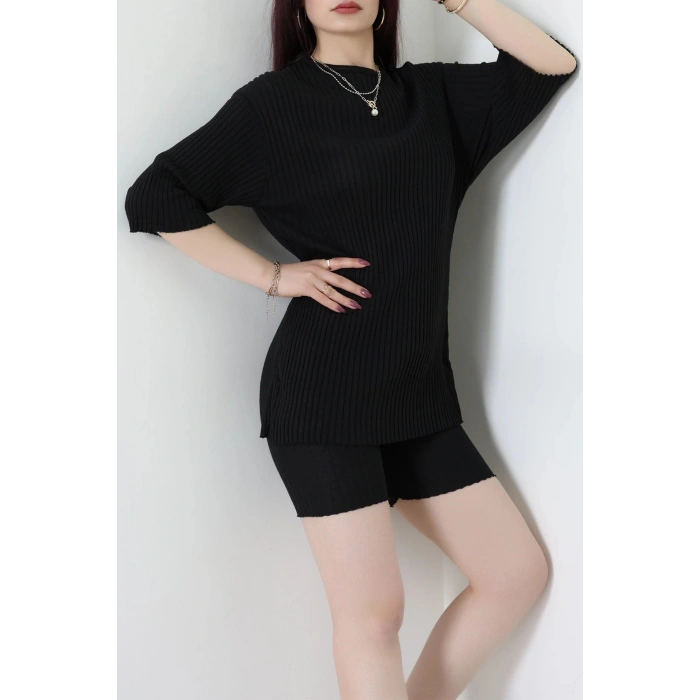 Şortlu Kaşkorse Takım Siyah - 71069.1748.