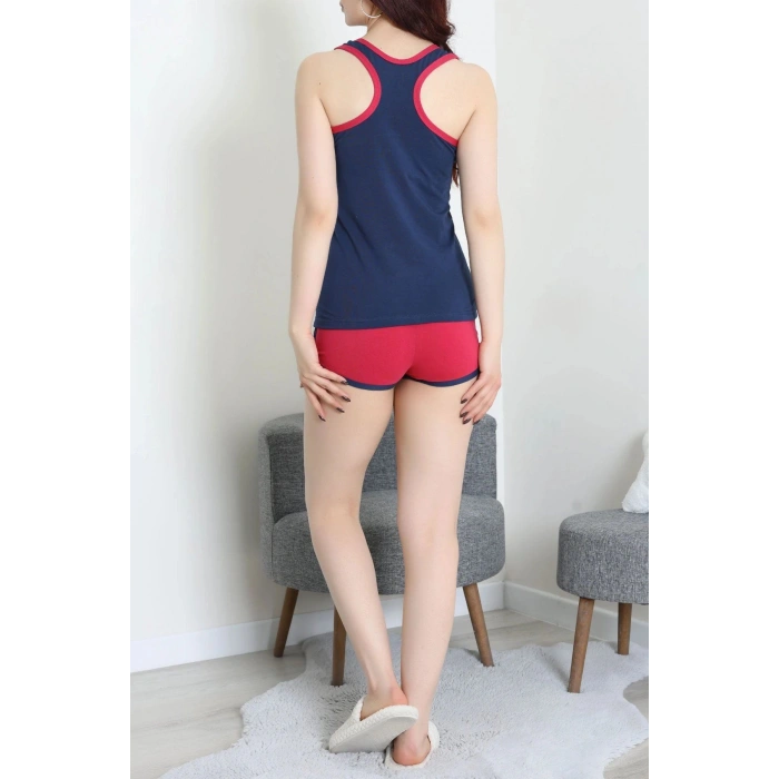 Şortlu Pijama Takımı Koyulacifuşya - 52357.2161.