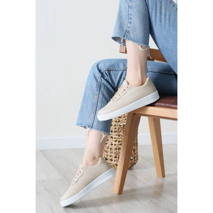 Spor Günlük Ayakkabı Bej - 31676.264.