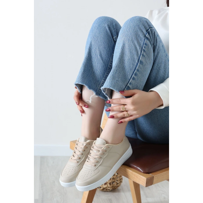 Spor Günlük Ayakkabı Bej - 31676.264.