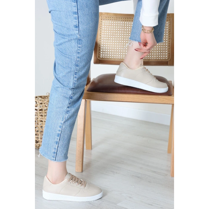 Spor Günlük Ayakkabı Bej - 31676.264.