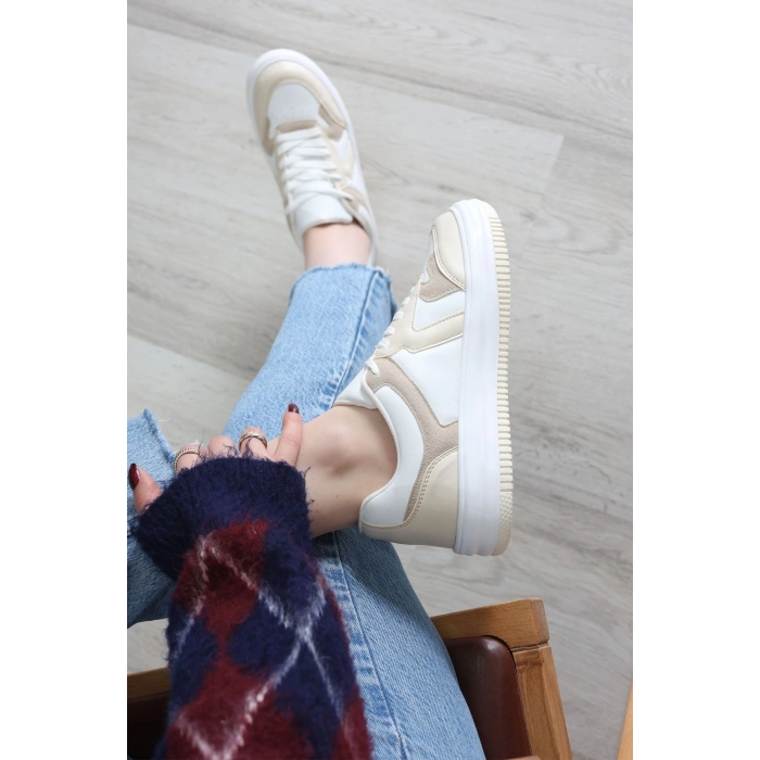 Spor Günlük Ayakkabı Beyazkrem - 31825.264.