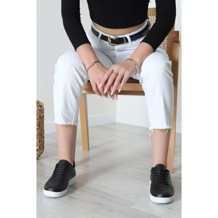 Spor Günlük Ayakkabı Siyahbeyaz - 31676.264.