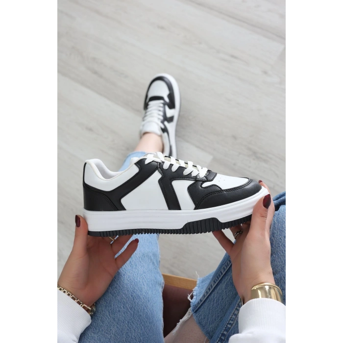 Spor Günlük Ayakkabı Siyahbeyaz - 31825.264.